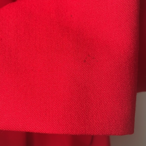 NWT Pendleton 100% virgin wool sheath dress and blazer set in size 14. RED - Picture 12 of 15